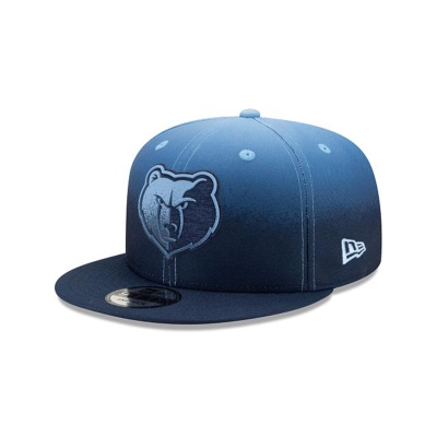 Memphis Grizzlies Gorra | New Era NBA Back Half 9fifty Snapback Cap Mexico - Azules